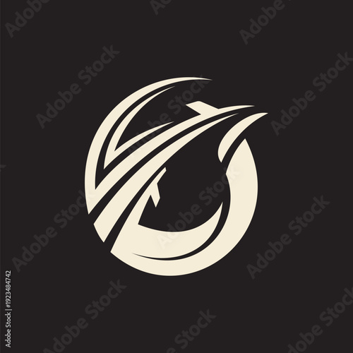 Global Swift Aero Travel Fly Modern Logo