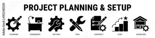 Organizing Projects Efficiently Through Structured Planning, Workspace Setup, Contracts, Tools, And Step-By-Step Workflow Preparation.