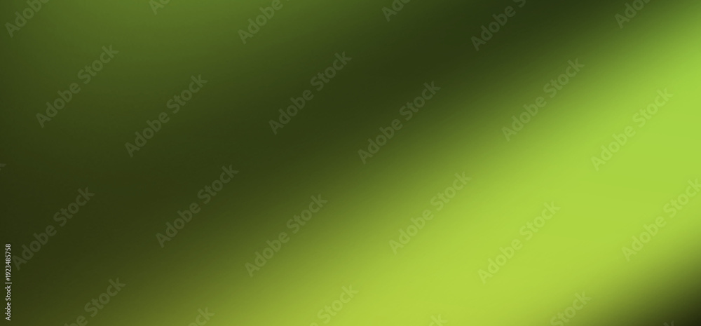 Obraz premium Soft green and black abstract gradient background with bokeh blur texture effect