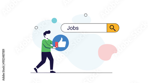 Job seeker finds a perfect career opportunity on an employment portal and expresses high satisfaction with the user-friendly recruitment process.