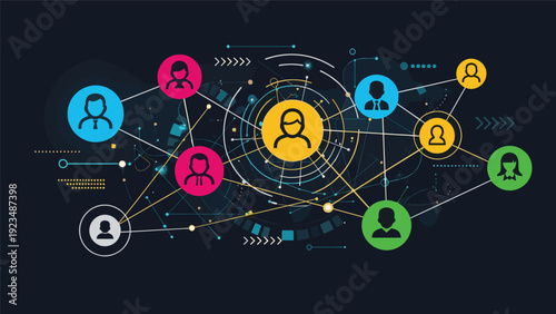 Global networking platform connects professionals from various industries through an interactive digital map of human resources and business contacts.