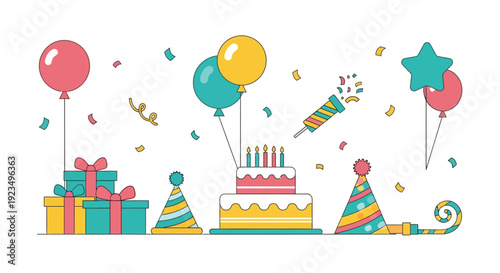 Birthday Party Celebration Decor.