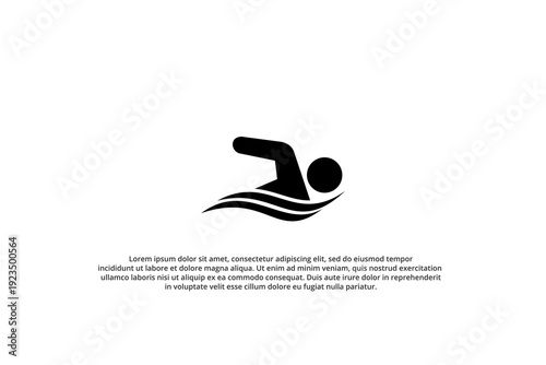 icon of people swimming in a private pool residence