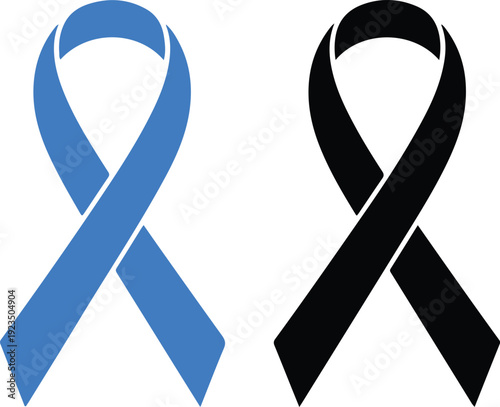 Breast cancer awareness ribbon pair