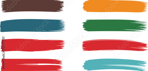 Ink brush stroke variations panel