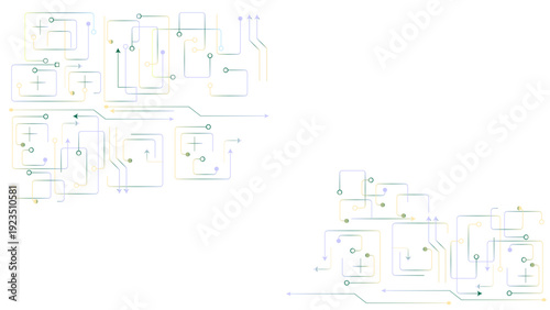 Abstract gradient squares background. Modern futuristic gradient geometric square shape soft gray geometric square shape overlapping layer on white background.