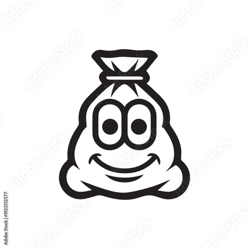 A minimalist image featuring a large black incomplete circle positioned in the upper right corner on a white background