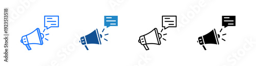 Campaign Multiple Style Icon Set 