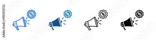 Promotion Multiple Style Icon Set 