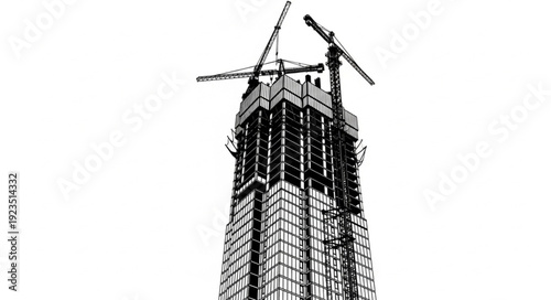 Scaffolding on High Rise Building.