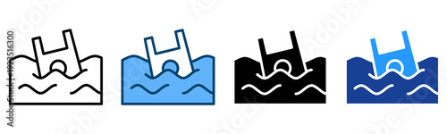 Pollution Icon Multiple Style Vector Collection   