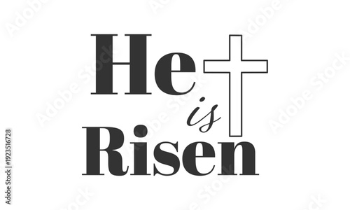 Easter Christian Quote Typography. Resurrection Sunday Faith Quote for T Shirt Design, Christian Easter Printable