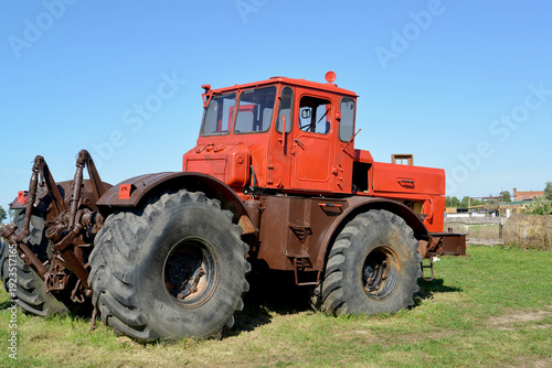 Wallpaper Mural KALININGRAD REGION, RUSSIA - SEPTEMBER 16, 2023: The Kirovets K-700 tractor is prepared for work in agriculture Torontodigital.ca