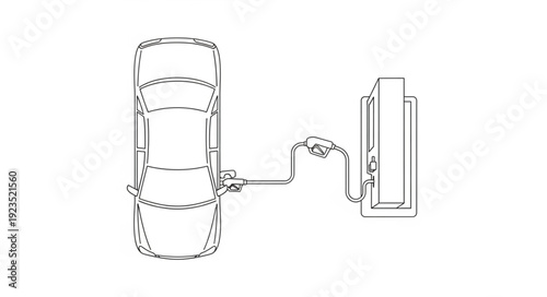 Simple Plumbing System Diagram Illustration.