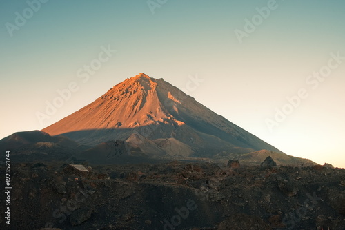 Fogo volcano on Fogo island on Cape Verde