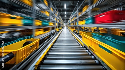 Automated Logistics: Dynamic View of Modern Warehouse Operations generated by AI