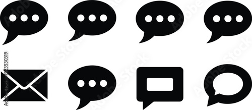 Messaging and Social Communication Icons