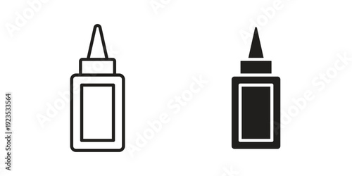 Glue icon illustration isolated on White background, Vector icon Eps10.