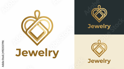 The image features a sophisticated and elegant logo representing a jewelry brand, highlighting premium craftsmanship and luxury design in the jewelry industry.