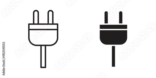 Plugin icon illustration isolated on White background, Vector icon Eps10.
