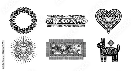 Traditional Folk Art Ornament and Icon Collection