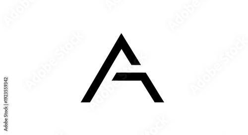 Minimalist Black Letter A Logo on White Background Free Download Minimalist Black Letter A Logo on White Background - GFXLoad