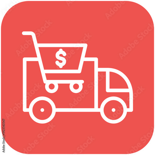 Cart Cash on Delivery Icon