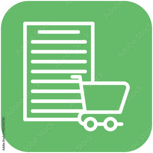 Cart Receipt Icon