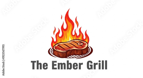 Grilled Steak on Ember Grill.