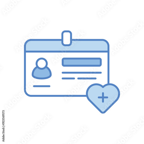 Id Card vector icon