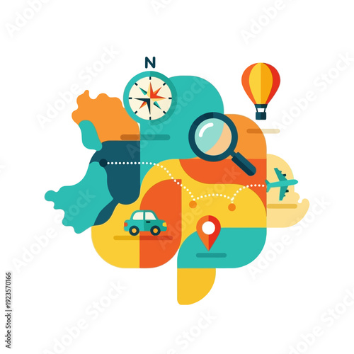 Travel and Tourism Icon Collection.