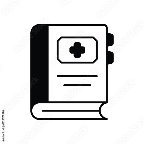 Medical Handbook vector icon