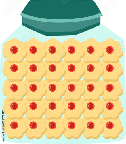 Jar of Jam Thumbprint Cookies