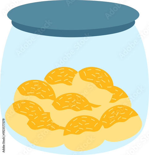 Pineapple Tarts Jar Eid