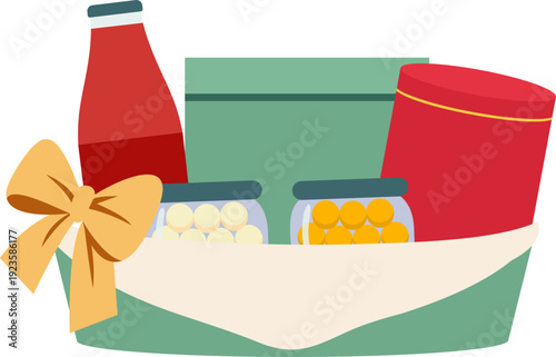 Eid al Fitr Hampers Illustration