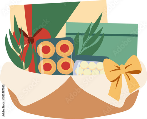 Eid al Fitr Hampers Illustration