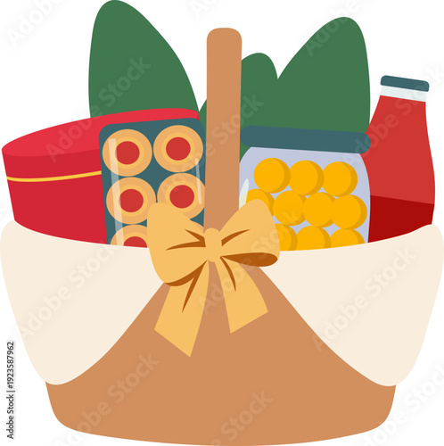 Eid al Fitr Hampers Illustration