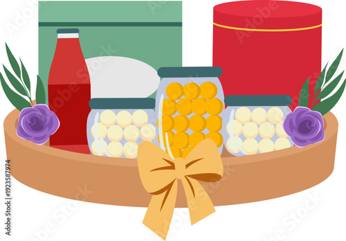 Eid al Fitr Hampers Illustration