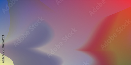 Elegant Abstract Wave Background in blue, red, yellow, and orange, Amazing Web Design Element or Digital Art Display. New esp vector