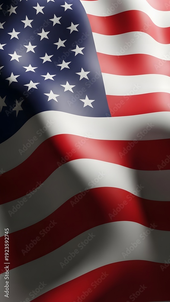 Obraz premium The Triumph of the American Flag