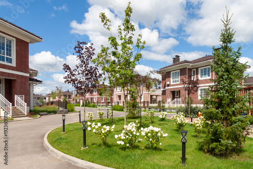 Modern Suburban Living and Real Estate Development in Green residential district