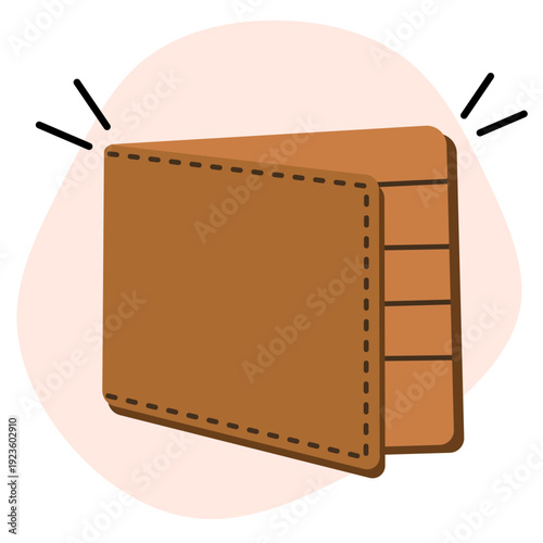 Empty Wallet No Money or Balance Illustration