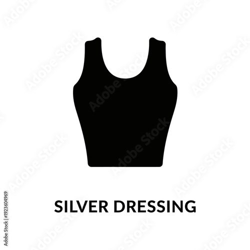 High-quality image of a sleek silver sleeveless crop top blouse, perfect for fashion design, clothing catalogs, and commercial use with clean lighting and minimalist aesthetic.