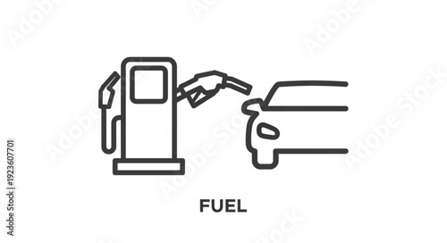 Fuel Pump Refueling Car Vehicle.