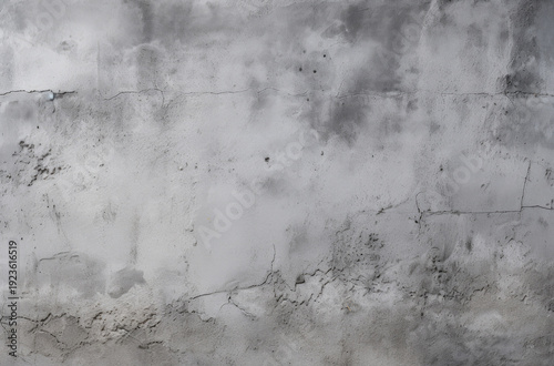 Processed collage of grey cracked stucco wall texture. Background for banner, backdrop or texture.