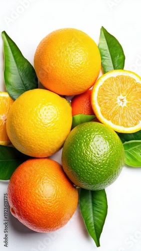 Fresh citrus fruit assortment