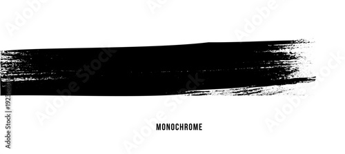 力強い黒の筆跡とタイポグラフィのモダンな和風背景素材。ベクター、モノクローム。