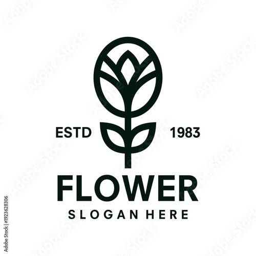 flower inspiration design template illustration vector