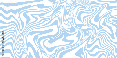 Abstract background seamless pattern with colorful waves. Trendy vector illustration in retro psychedelic style