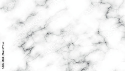 White marble texture with gray veins seamless background